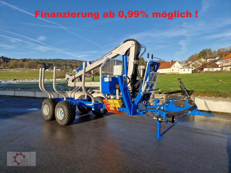 Rückewagen & Rückeanhänger типа Scandic ST-8 7,1m Kran 600kg Hubkraft Aufl-Hydr.Bremse, Neumaschine в Tiefenbach