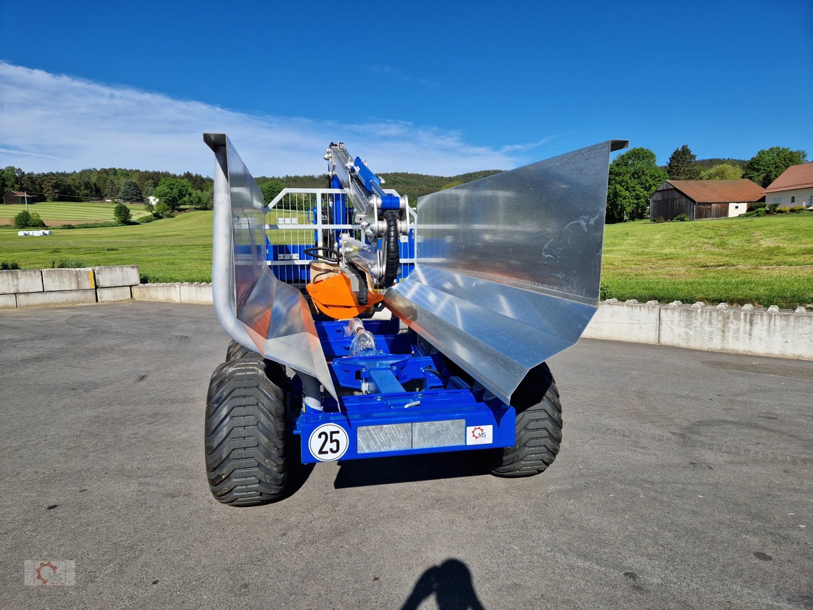 Rückewagen & Rückeanhänger Türe ait Scandic ST-8 7,9m Kran 550kg Hubkraft Auflauf Hydr. Bremse, Neumaschine içinde Tiefenbach (resim 17)