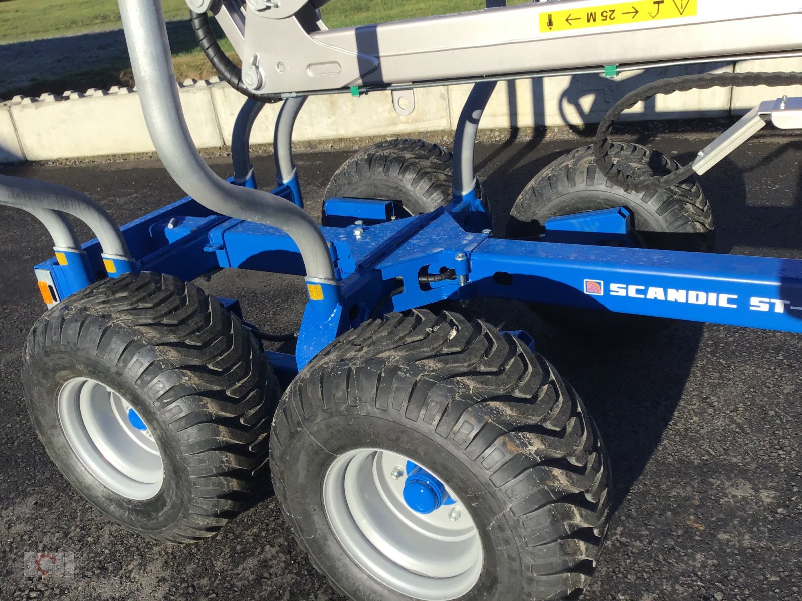 Rückewagen & Rückeanhänger tipa Scandic ST-8 7,9m Kran 550kg Hubkraft Auflauf Hydr. Bremse, Neumaschine u Tiefenbach (Slika 9)