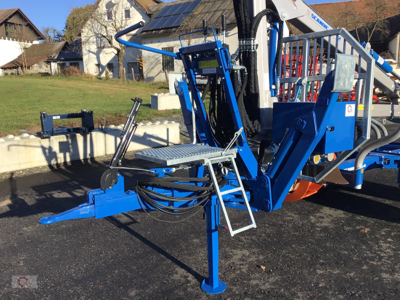 Rückewagen & Rückeanhänger tipa Scandic ST-8 7,9m Kran 550kg Hubkraft Auflauf Hydr. Bremse, Neumaschine u Tiefenbach (Slika 17)