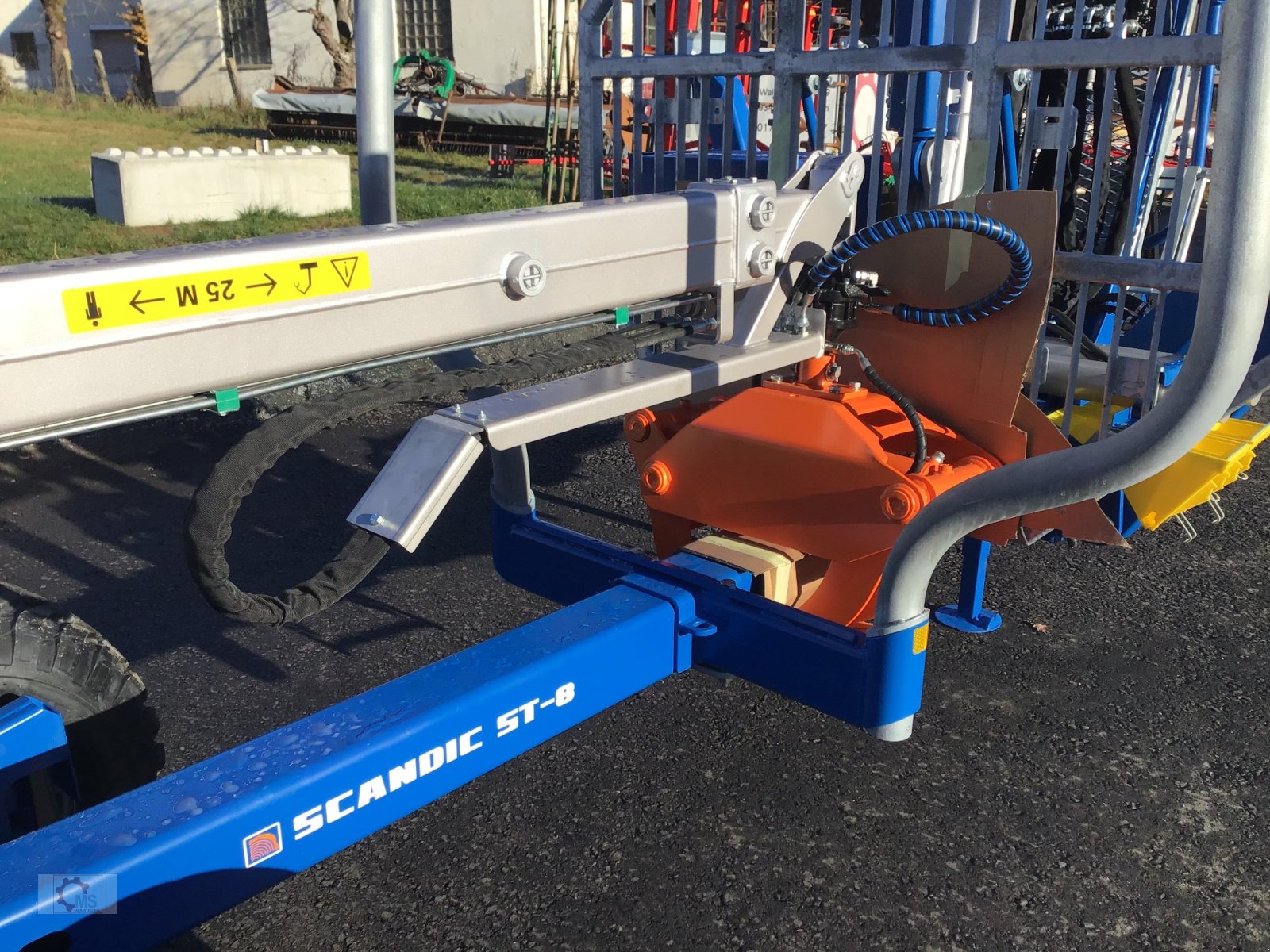 Rückewagen & Rückeanhänger des Typs Scandic ST-8 7,9m Kran 550kg Hubkraft Auflauf Hydr. Bremse, Neumaschine in Tiefenbach (Bild 7)