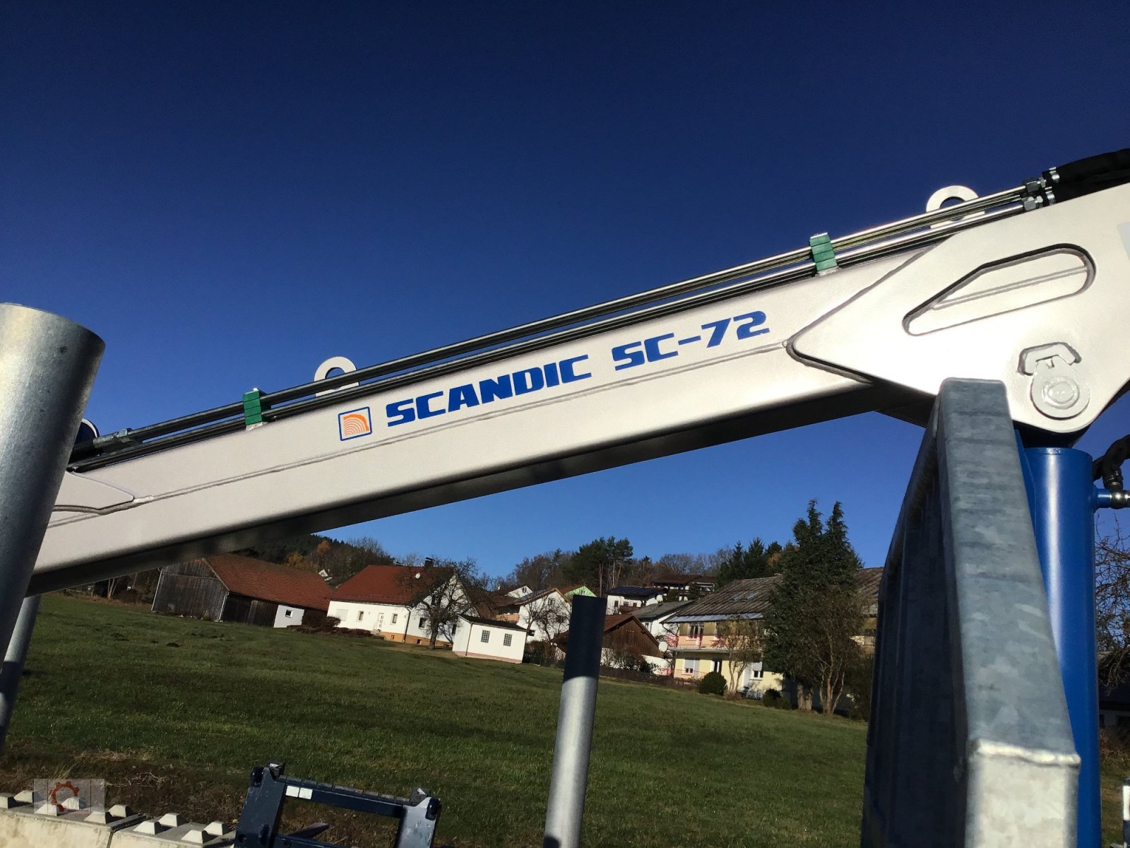 Rückewagen & Rückeanhänger des Typs Scandic ST-8 7,9m Kran 550kg Hubkraft Auflauf Hydr. Bremse, Neumaschine in Tiefenbach (Bild 8)