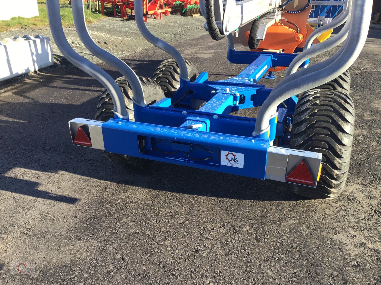 Rückewagen & Rückeanhänger des Typs Scandic ST-8 7,9m Kran 550kg Hubkraft Auflauf Hydr. Bremse, Neumaschine in Tiefenbach (Bild 10)