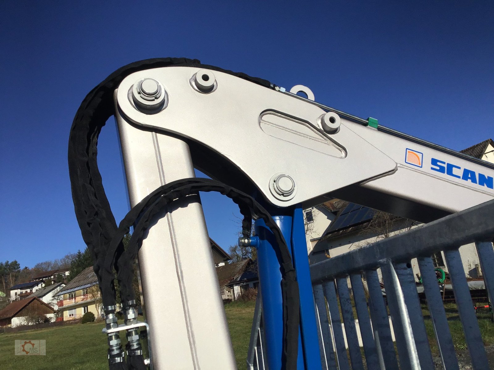 Rückewagen & Rückeanhänger des Typs Scandic ST-8 7,9m Kran 550kg Hubkraft Auflauf Hydr. Bremse, Neumaschine in Tiefenbach (Bild 19)