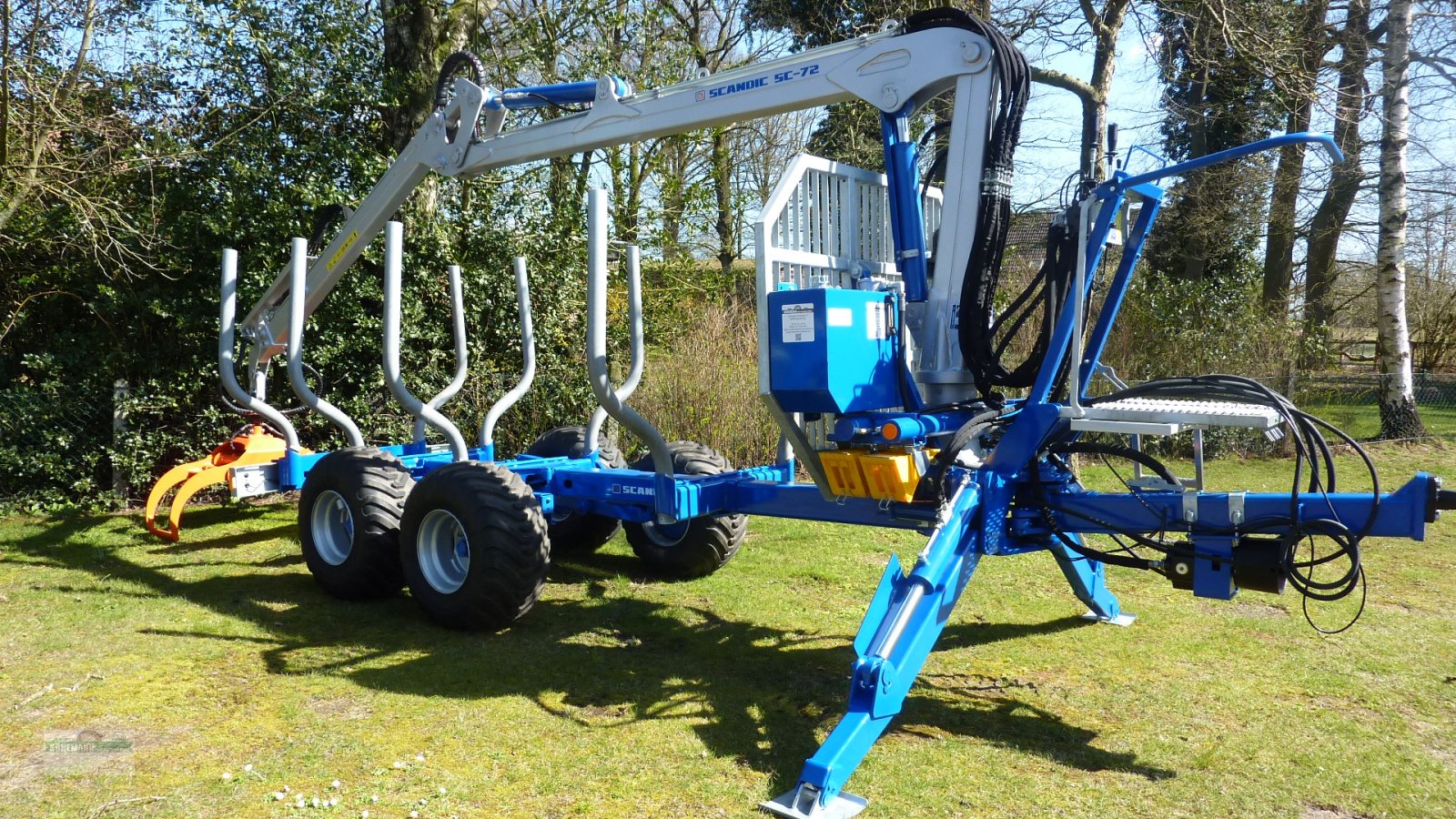 Rückewagen & Rückeanhänger typu Scandic ST 8/72 Druckluft, Neumaschine v Neuenkirchen (Obrázek 2)