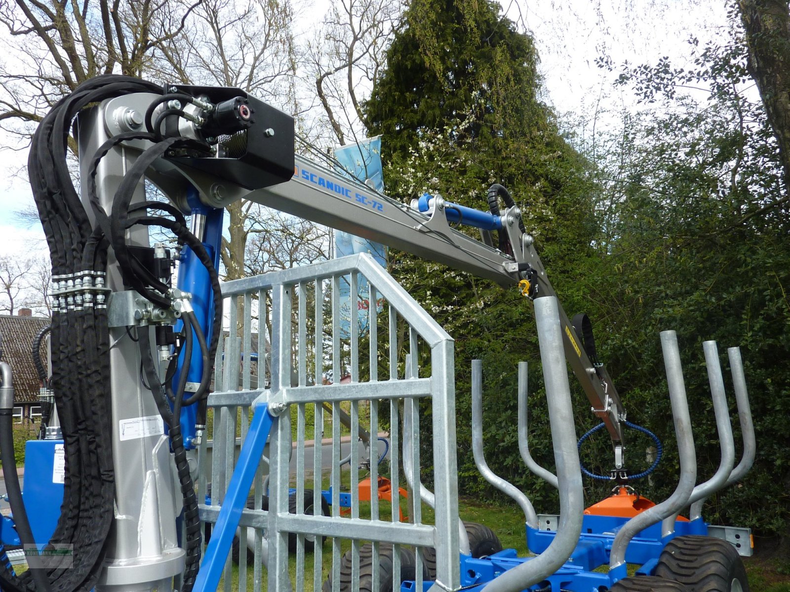 Rückewagen & Rückeanhänger a típus Scandic ST 8 Auflaufbremse, Neumaschine ekkor: Neuenkirchen (Kép 7)