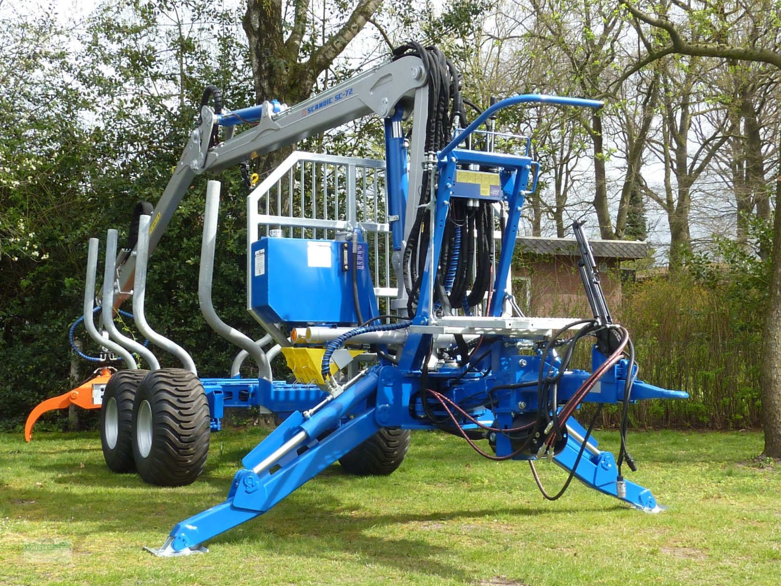 Rückewagen & Rückeanhänger a típus Scandic ST 8 Auflaufbremse, Neumaschine ekkor: Neuenkirchen (Kép 9)