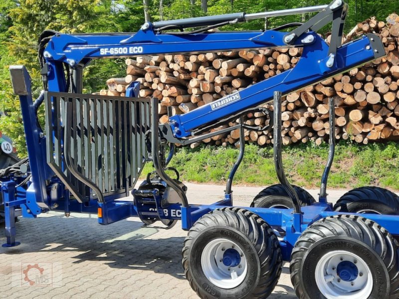 Rückewagen & Rückeanhänger typu Scheifele SR 8 Rückewagen Forstkran 6500 Auflaufbremse, Gebrauchtmaschine v Tiefenbach (Obrázek 1)