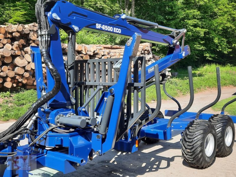 Rückewagen & Rückeanhänger des Typs Scheifele SR 8 Rückewagen Forstkran 6500 Auflaufbremse, Gebrauchtmaschine in Tiefenbach (Bild 1)