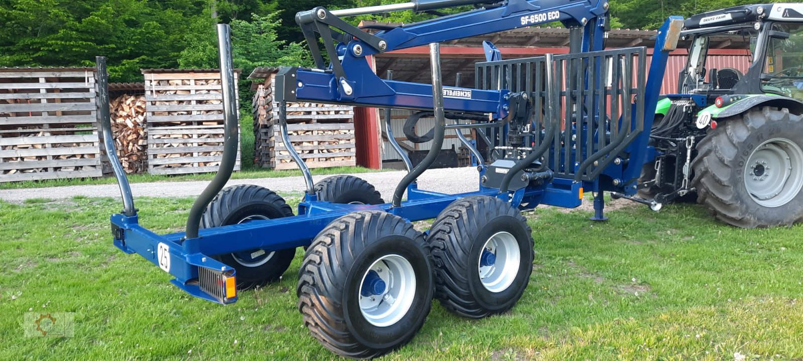 Rückewagen & Rückeanhänger tipa Scheifele SR 8 Rückewagen Forstkran 6500 Auflaufbremse, Gebrauchtmaschine u Tiefenbach (Slika 3)