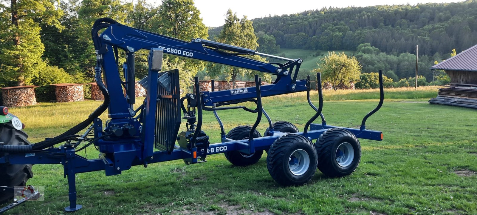 Rückewagen & Rückeanhänger tipa Scheifele SR 8 Rückewagen Forstkran 6500 Auflaufbremse, Gebrauchtmaschine u Tiefenbach (Slika 7)