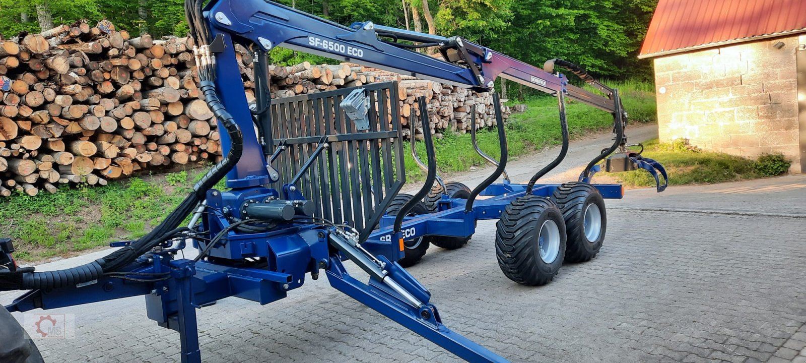 Rückewagen & Rückeanhänger tipa Scheifele SR 8 Rückewagen Forstkran 6500 Auflaufbremse, Gebrauchtmaschine u Tiefenbach (Slika 8)