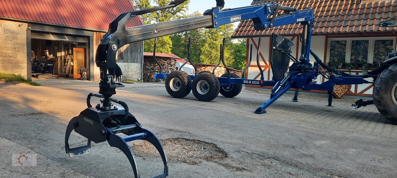 Rückewagen & Rückeanhänger tipa Scheifele SR 8 Rückewagen Forstkran 6500 Auflaufbremse, Gebrauchtmaschine u Tiefenbach (Slika 10)