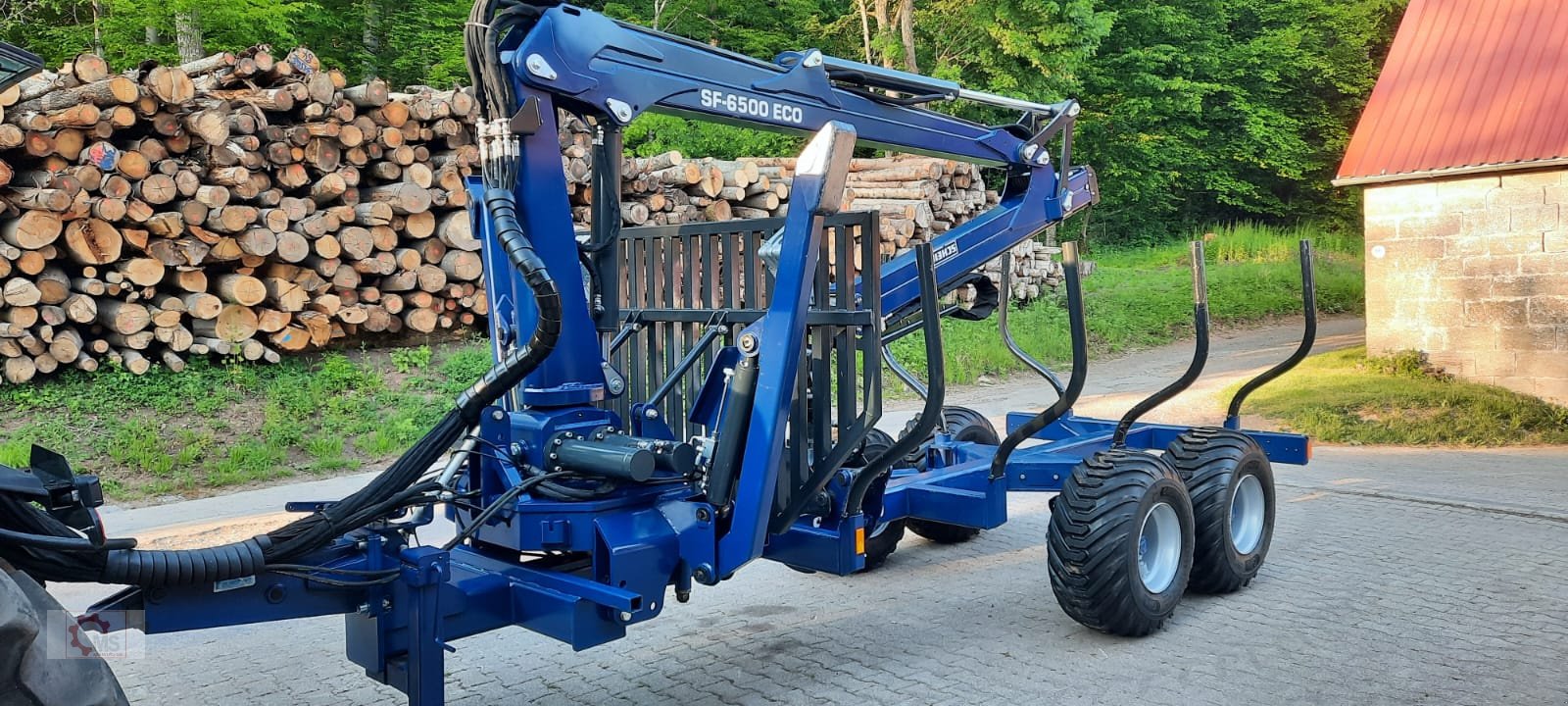 Rückewagen & Rückeanhänger tipa Scheifele SR 8 Rückewagen Forstkran 6500 Auflaufbremse, Gebrauchtmaschine u Tiefenbach (Slika 12)