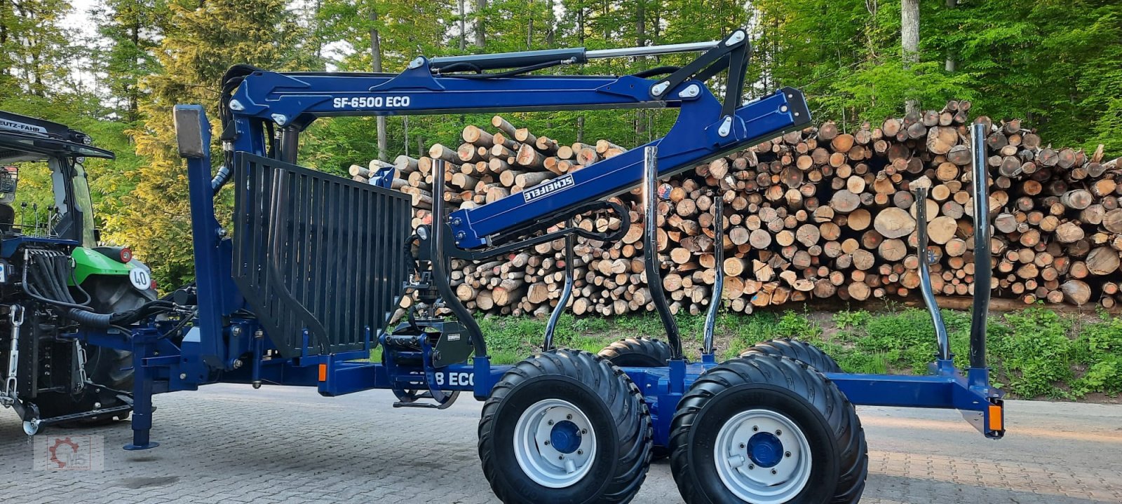 Rückewagen & Rückeanhänger tipa Scheifele SR 8 Rückewagen Forstkran 6500 Auflaufbremse, Gebrauchtmaschine u Tiefenbach (Slika 13)