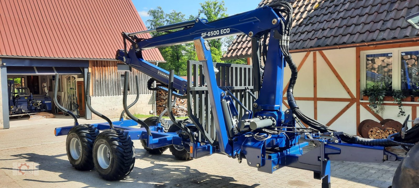 Rückewagen & Rückeanhänger tipa Scheifele SR 8 Rückewagen Forstkran 6500 Auflaufbremse, Gebrauchtmaschine u Tiefenbach (Slika 14)