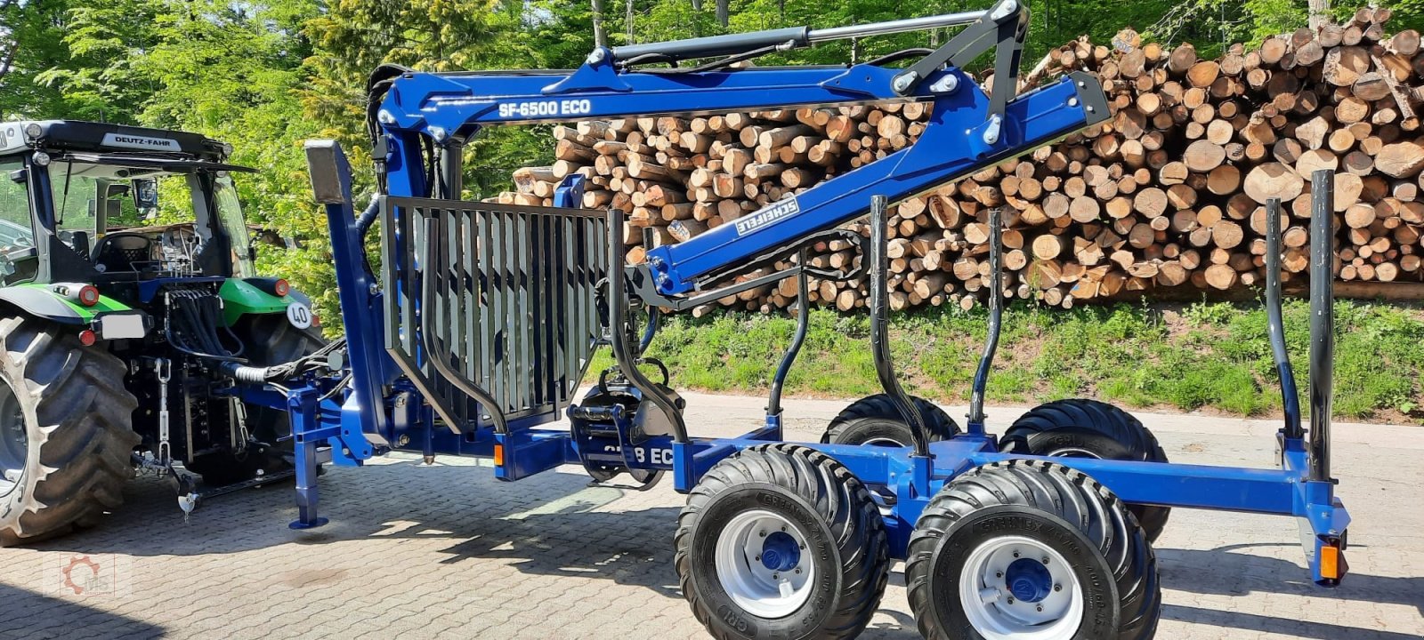 Rückewagen & Rückeanhänger tipa Scheifele SR 8 Rückewagen Forstkran 6500 Auflaufbremse, Gebrauchtmaschine u Tiefenbach (Slika 15)