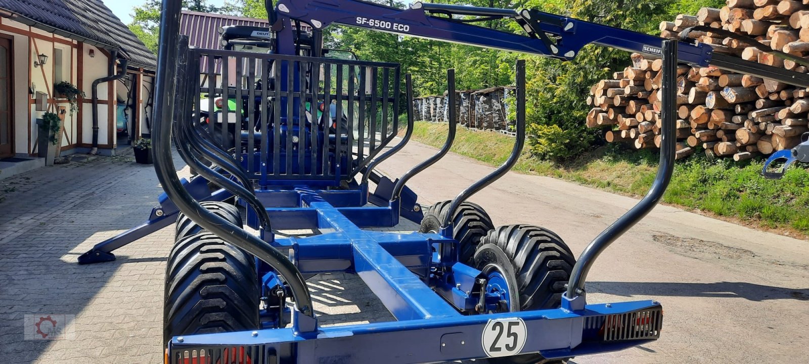 Rückewagen & Rückeanhänger tipa Scheifele SR 8 Rückewagen Forstkran 6500 Auflaufbremse, Gebrauchtmaschine u Tiefenbach (Slika 17)