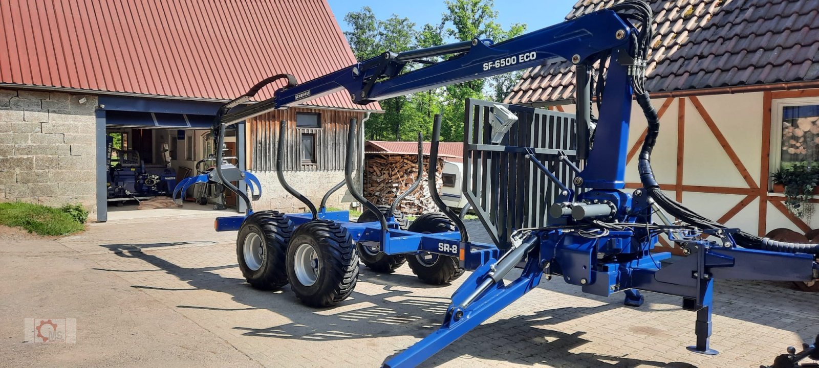 Rückewagen & Rückeanhänger tipa Scheifele SR 8 Rückewagen Forstkran 6500 Auflaufbremse, Gebrauchtmaschine u Tiefenbach (Slika 21)