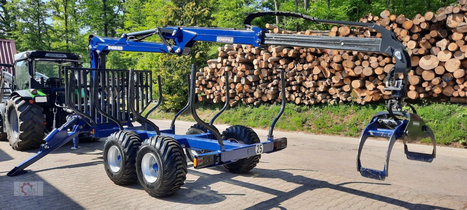 Rückewagen & Rückeanhänger tipa Scheifele SR 8 Rückewagen Forstkran 6500 Auflaufbremse, Gebrauchtmaschine u Tiefenbach (Slika 22)