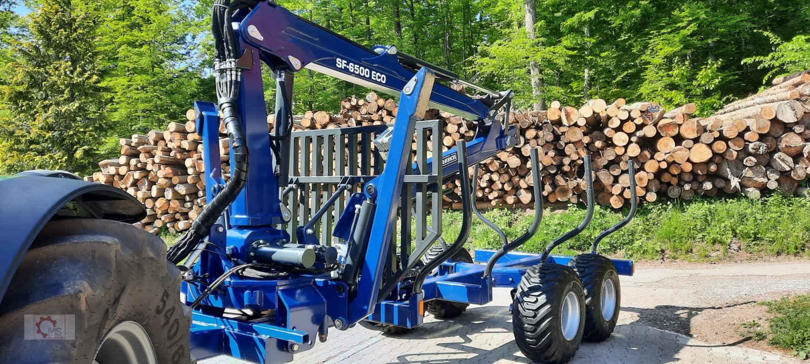 Rückewagen & Rückeanhänger tipa Scheifele SR 8 Rückewagen Forstkran 6500 Auflaufbremse, Gebrauchtmaschine u Tiefenbach (Slika 27)