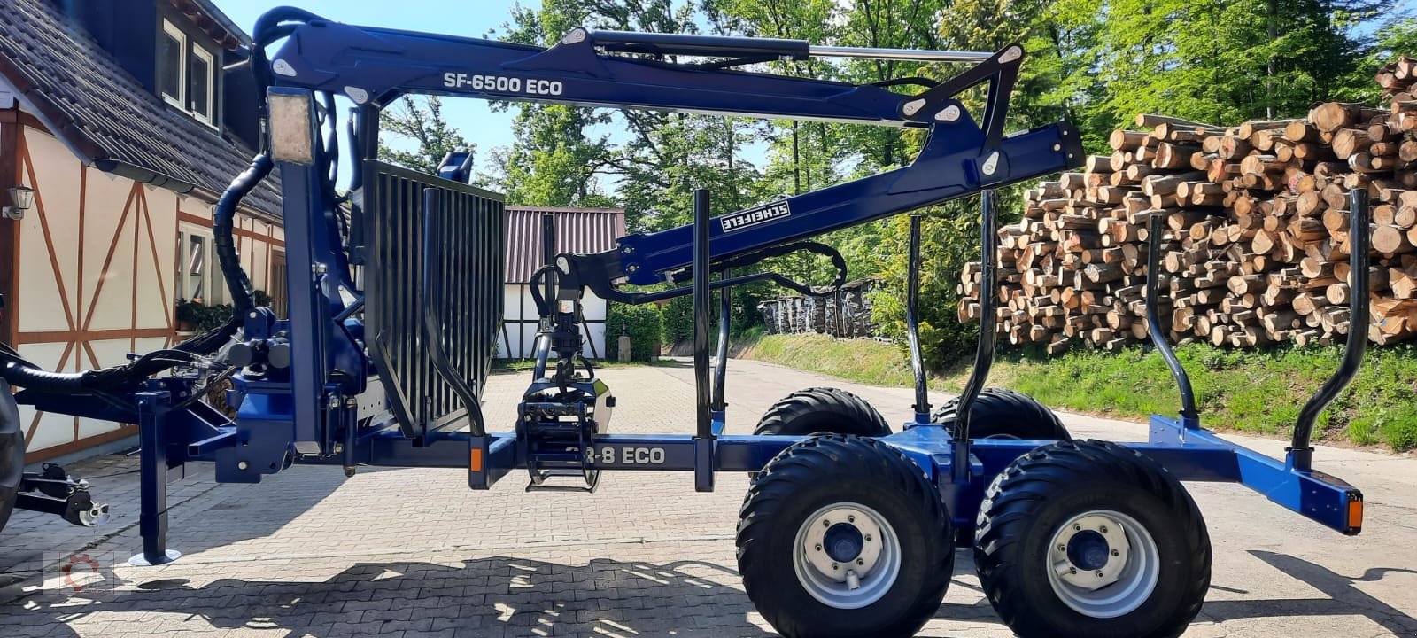 Rückewagen & Rückeanhänger tipa Scheifele SR 8 Rückewagen Forstkran 6500 Auflaufbremse, Gebrauchtmaschine u Tiefenbach (Slika 29)