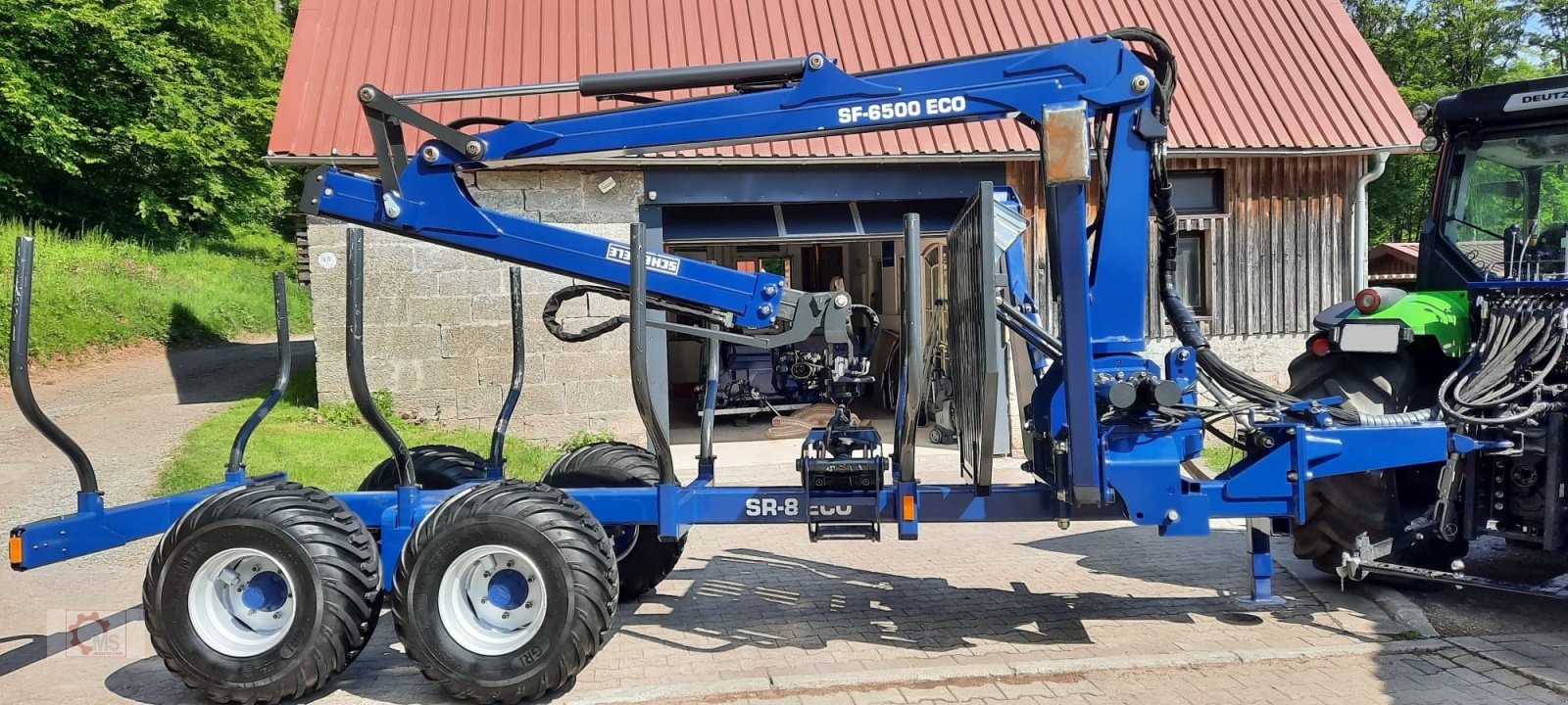 Rückewagen & Rückeanhänger tipa Scheifele SR 8 Rückewagen Forstkran 6500 Auflaufbremse, Gebrauchtmaschine u Tiefenbach (Slika 31)