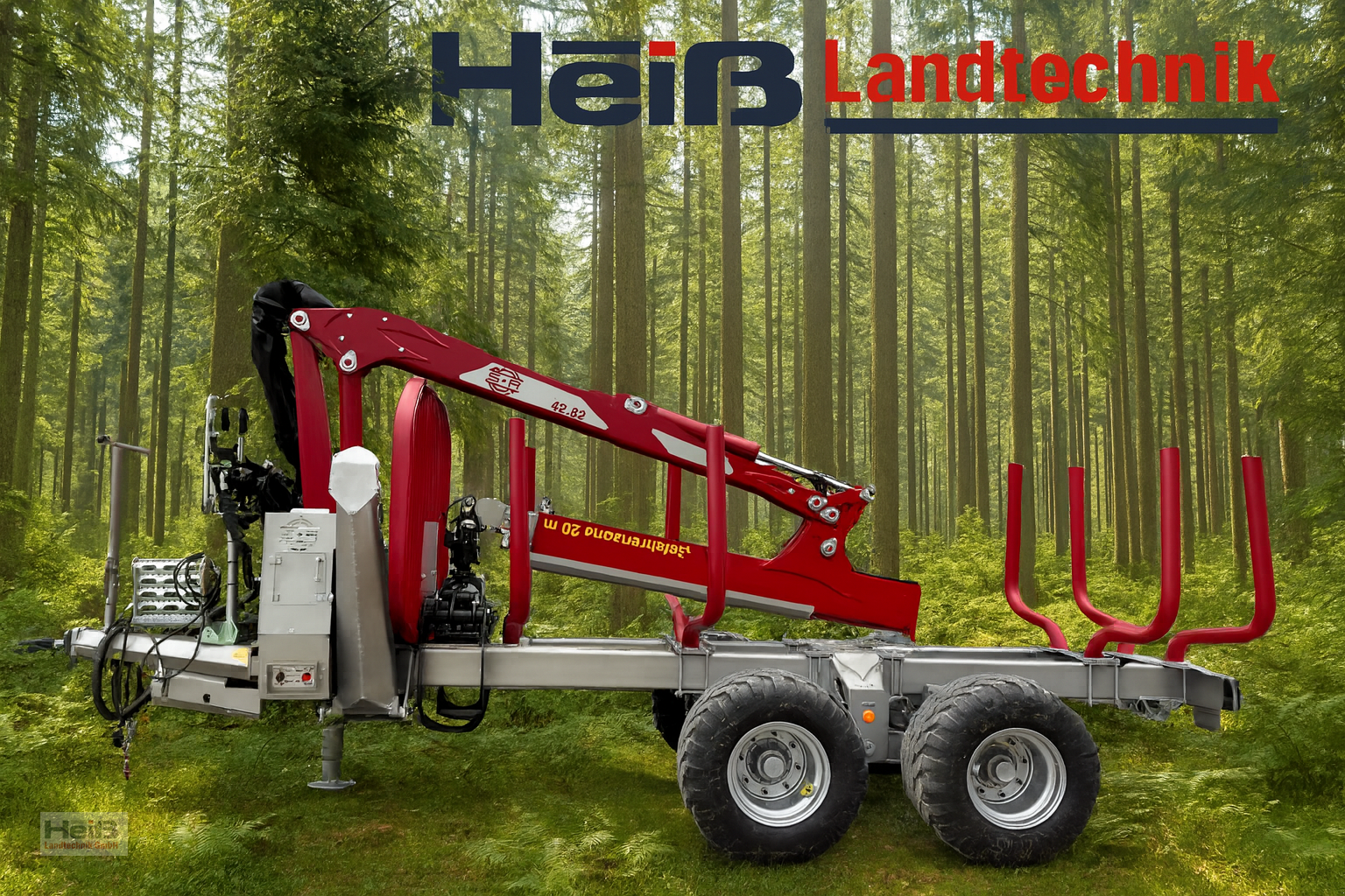 Rückewagen & Rückeanhänger tipa Schlang & Reichart SR 1100, Neumaschine u Merkendorf (Slika 1)