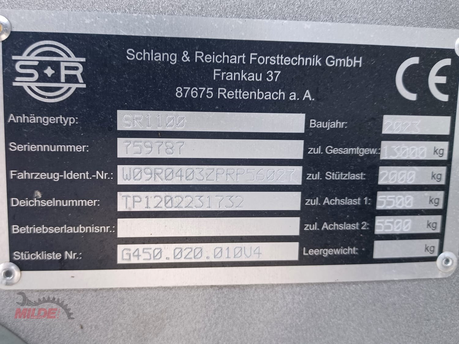 Rückewagen & Rückeanhänger a típus Schlang & Reichart SR 1100, Neumaschine ekkor: Creußen (Kép 10)