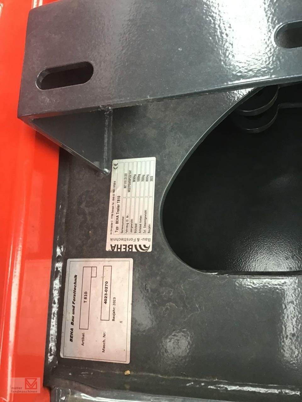 Rückewagen & Rückeanhänger a típus Sonstige Beha T810 + Crane 7050, Neumaschine ekkor: Bonndorf (Kép 4)