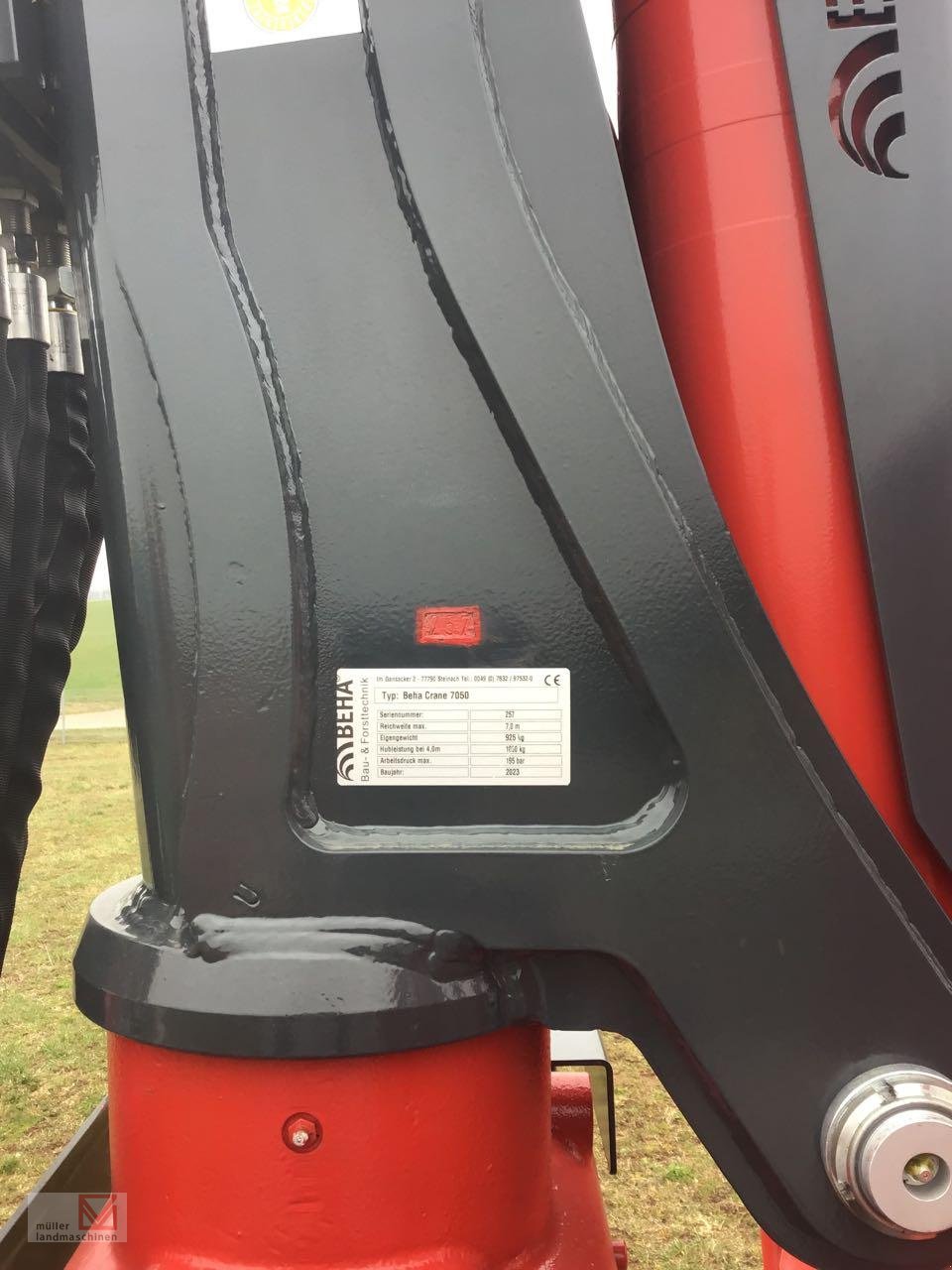 Rückewagen & Rückeanhänger a típus Sonstige Beha T810 + Crane 7050, Neumaschine ekkor: Bonndorf (Kép 5)