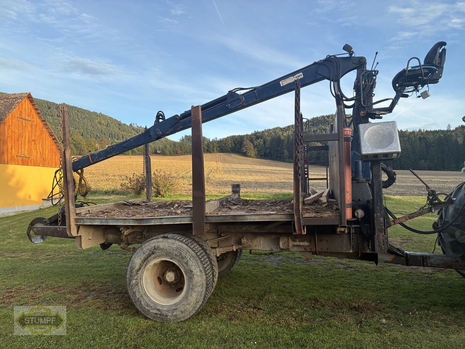 Rückewagen & Rückeanhänger a típus Sonstige Eigenbau + Penzkran, Gebrauchtmaschine ekkor: Grafenstein (Kép 9)