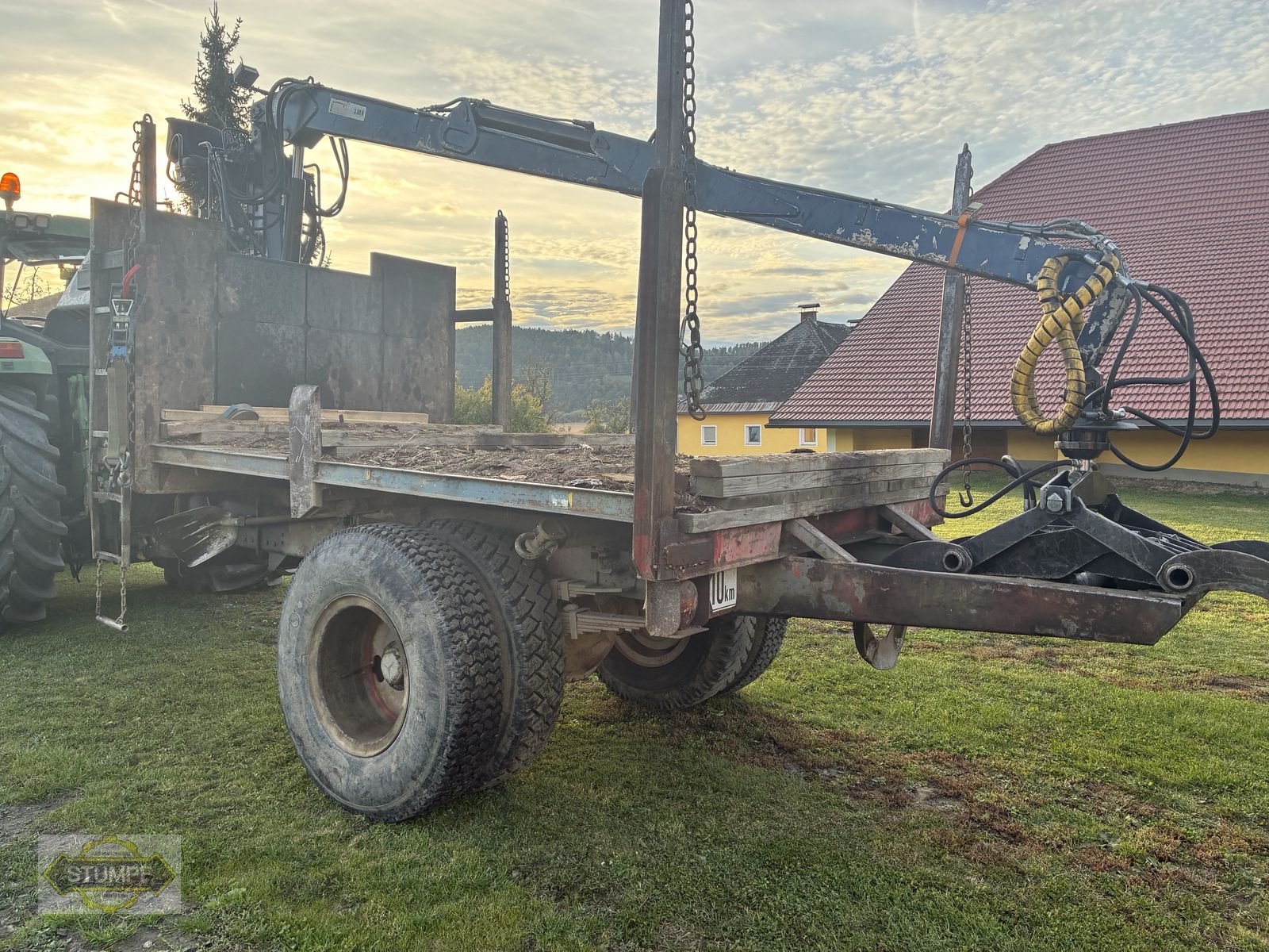 Rückewagen & Rückeanhänger a típus Sonstige Eigenbau + Penzkran, Gebrauchtmaschine ekkor: Grafenstein (Kép 8)