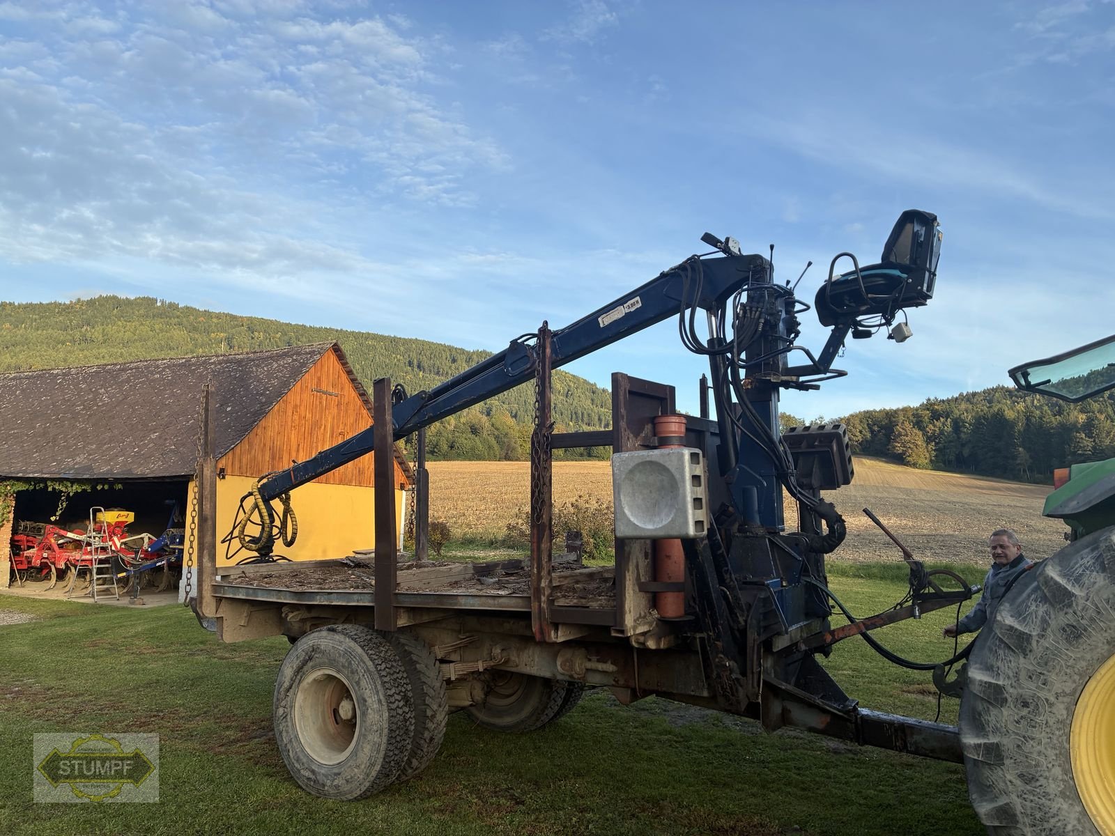 Rückewagen & Rückeanhänger a típus Sonstige Eigenbau + Penzkran, Gebrauchtmaschine ekkor: Grafenstein (Kép 14)