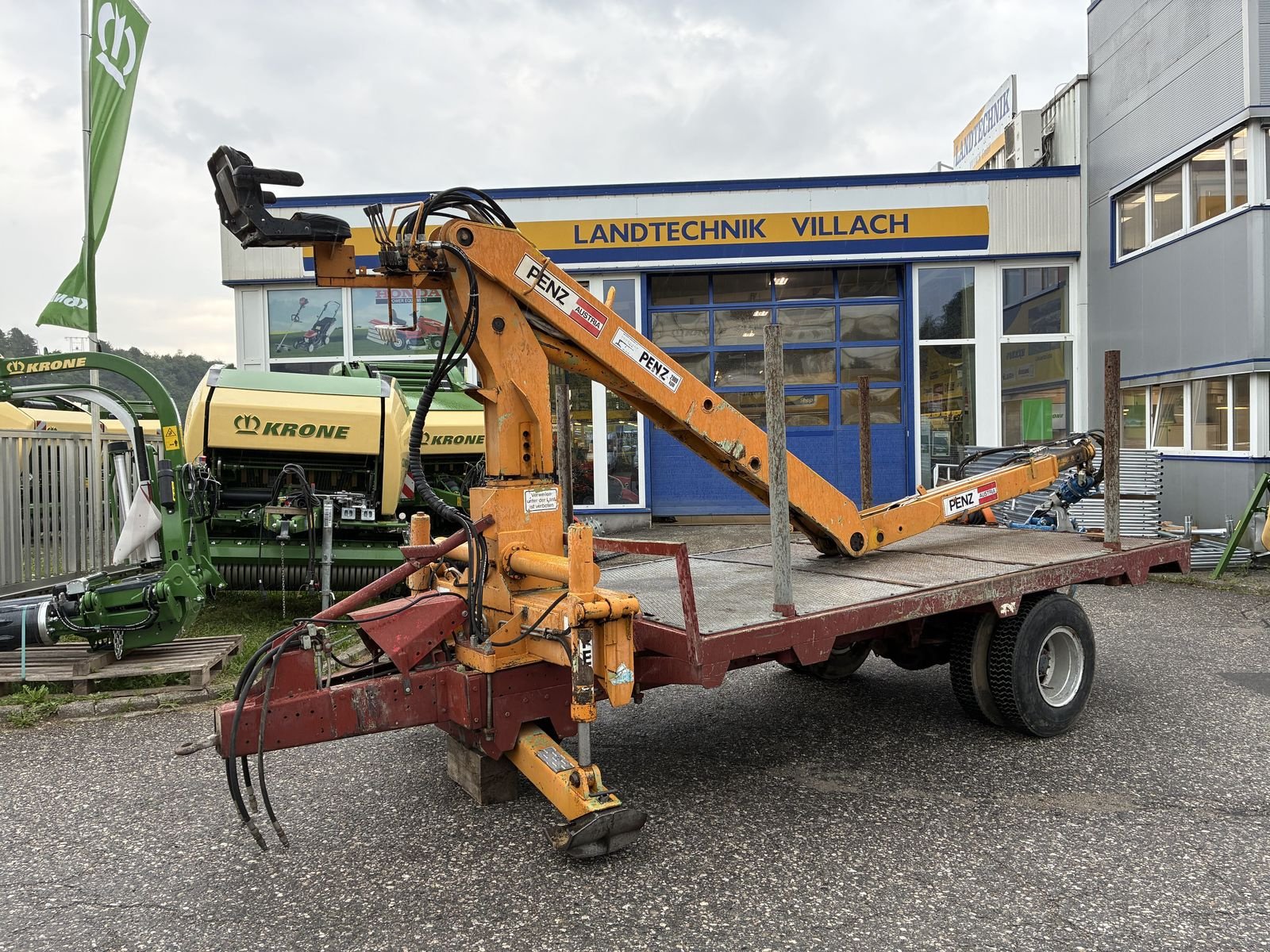 Rückewagen & Rückeanhänger Türe ait Sonstige Eigenbauanhänger + Penz 6,7 m, Gebrauchtmaschine içinde Villach (resim 1)