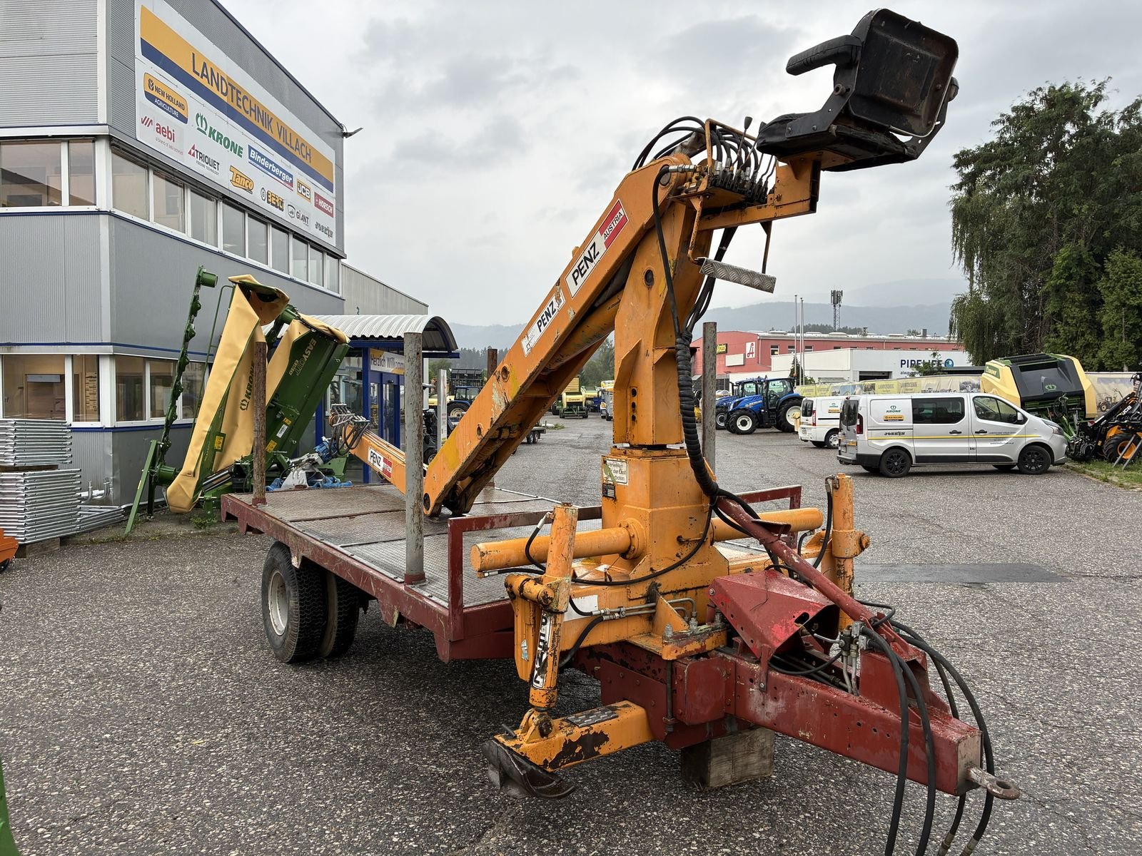 Rückewagen & Rückeanhänger Türe ait Sonstige Eigenbauanhänger + Penz 6,7 m, Gebrauchtmaschine içinde Villach (resim 2)