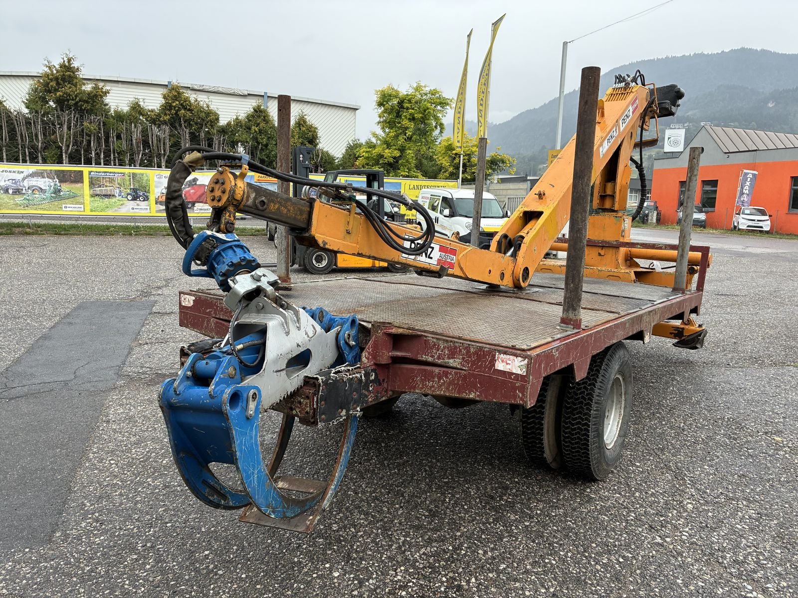 Rückewagen & Rückeanhänger Türe ait Sonstige Eigenbauanhänger + Penz 6,7 m, Gebrauchtmaschine içinde Villach (resim 6)