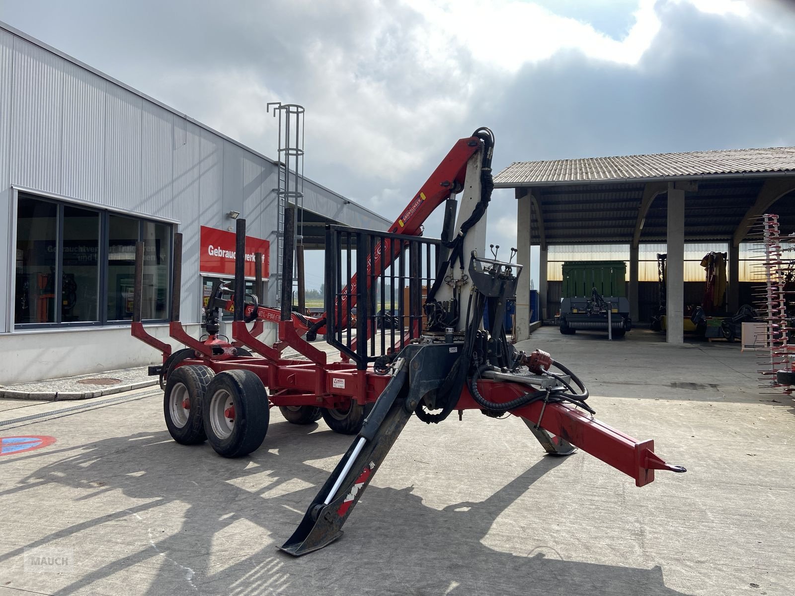 Rückewagen & Rückeanhänger a típus Sonstige Rögl Rückewagen + Palfinger Z4060, Gebrauchtmaschine ekkor: Burgkirchen (Kép 3)