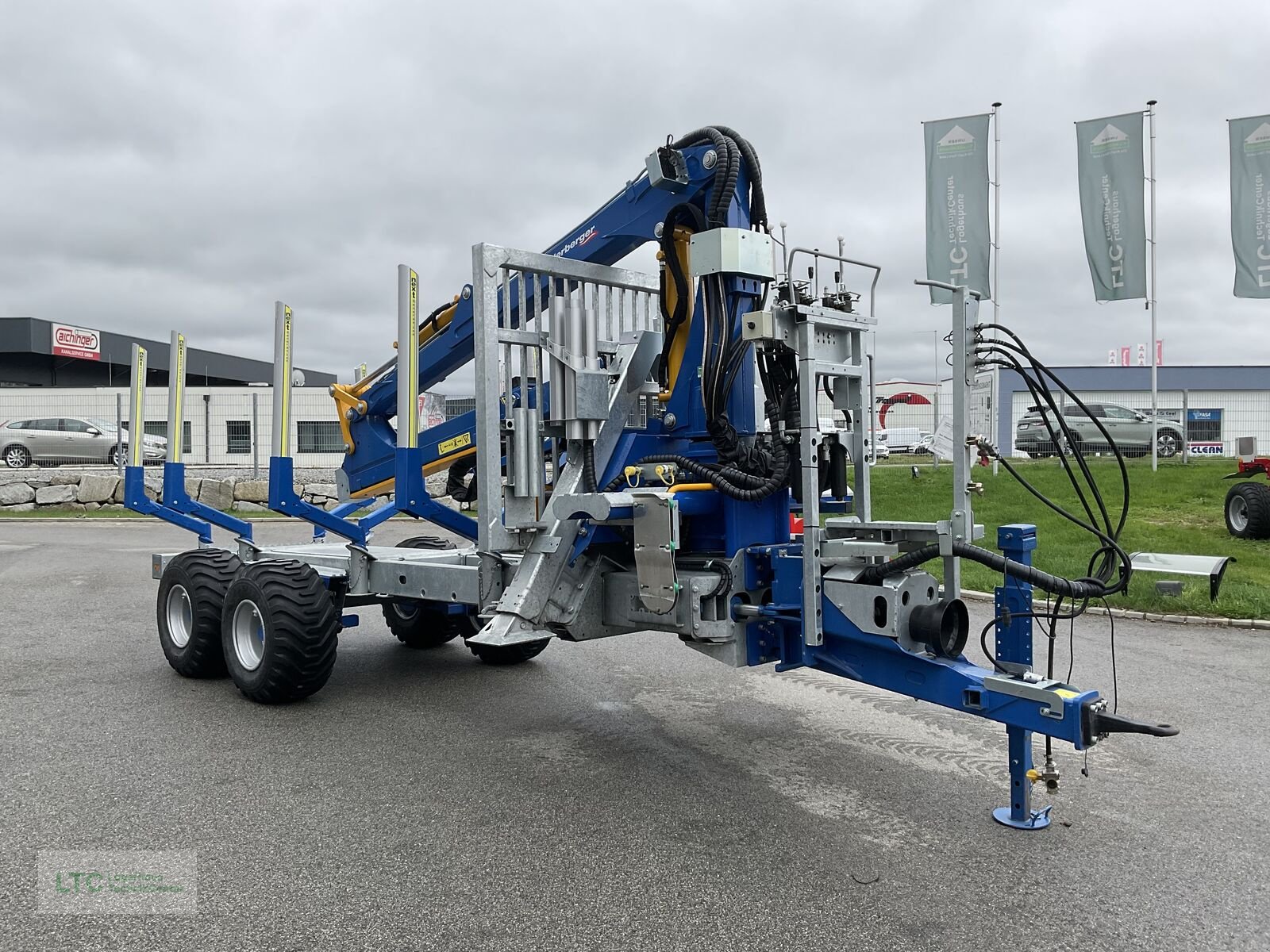 Rückewagen & Rückeanhänger des Typs Sonstige Rückewagen RW 10 Alpin  mit Kran FK7000L, Gebrauchtmaschine in Redlham (Bild 3)