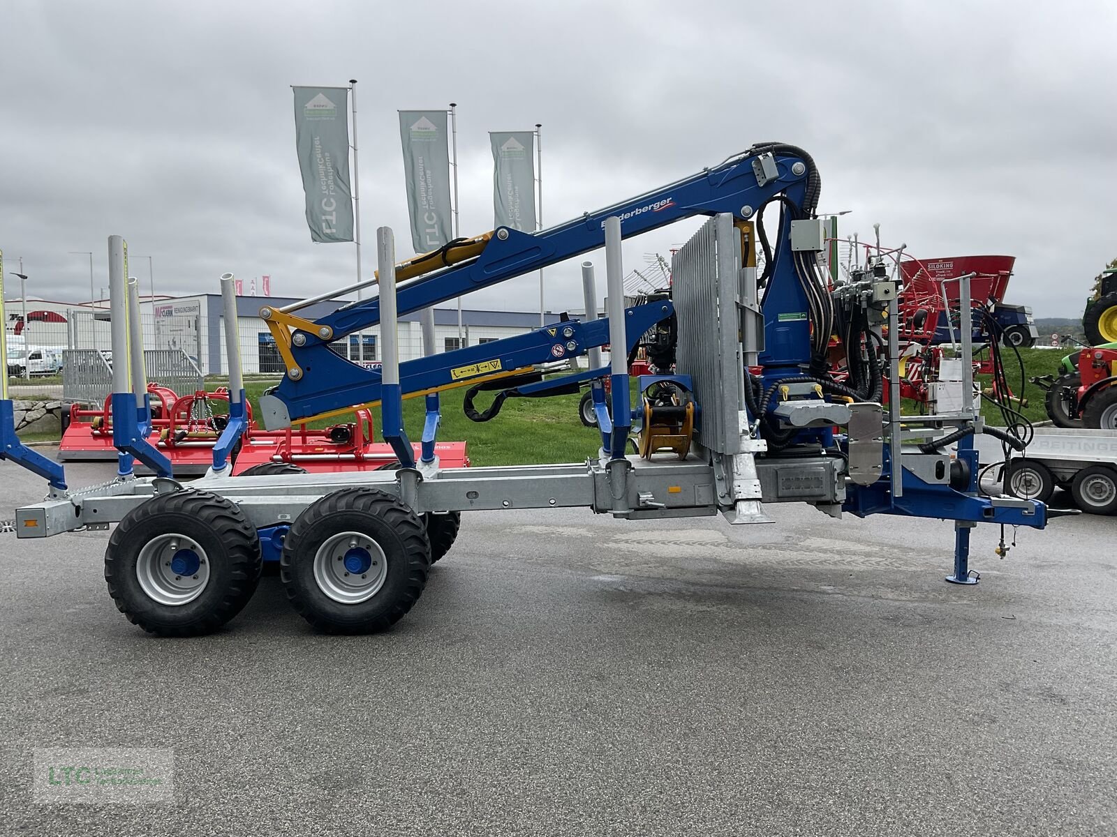 Rückewagen & Rückeanhänger типа Sonstige Rückewagen RW 10 Alpin  mit Kran FK7000L, Gebrauchtmaschine в Redlham (Фотография 8)