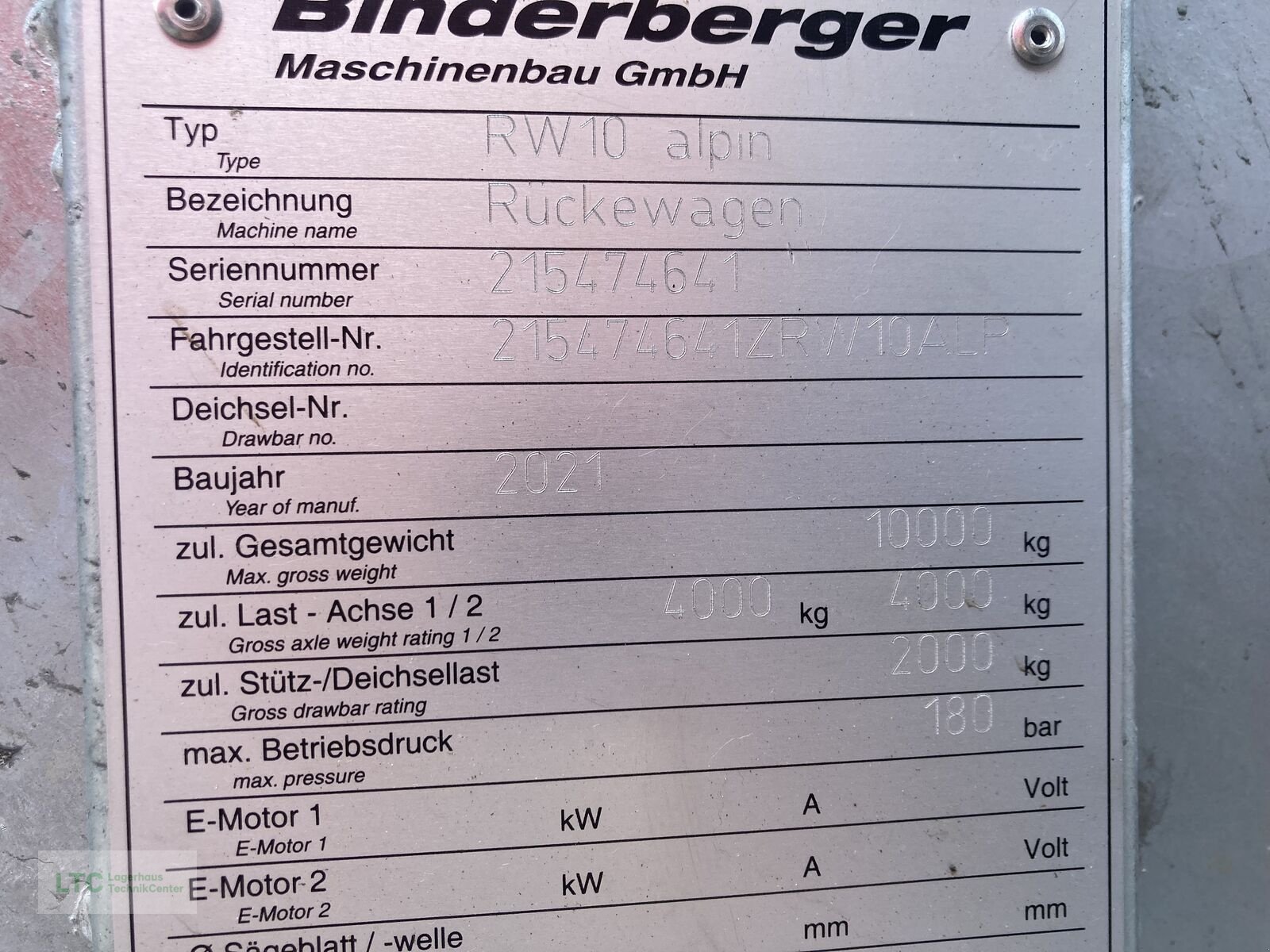Rückewagen & Rückeanhänger типа Sonstige Rückewagen RW 10 Alpin  mit Kran FK7000L, Gebrauchtmaschine в Redlham (Фотография 7)