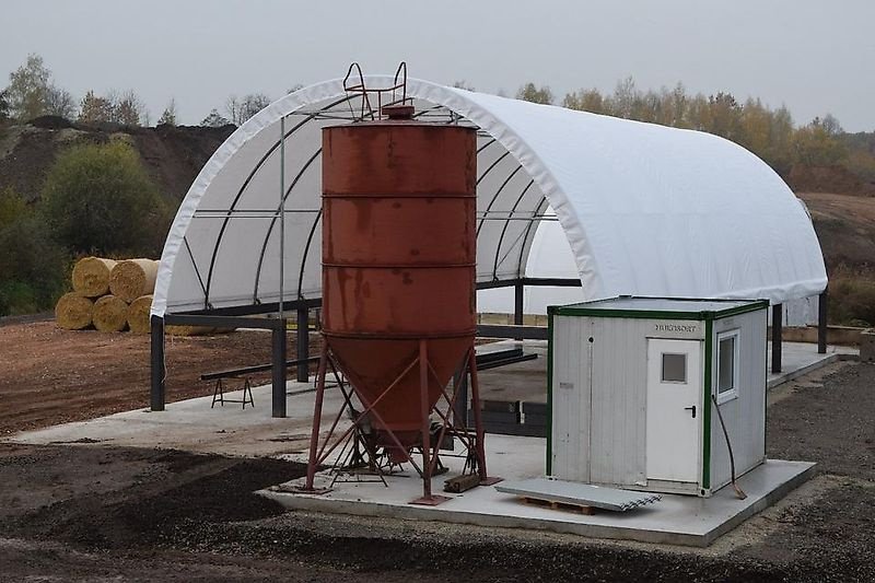 Rückewagen & Rückeanhänger от тип Sonstige Rundbogenhalle Lagerzelt Bauzelt Agrarhalle 12x9m Statik, Gebrauchtmaschine в Rodeberg OT Eigenrieden (Снимка 4)