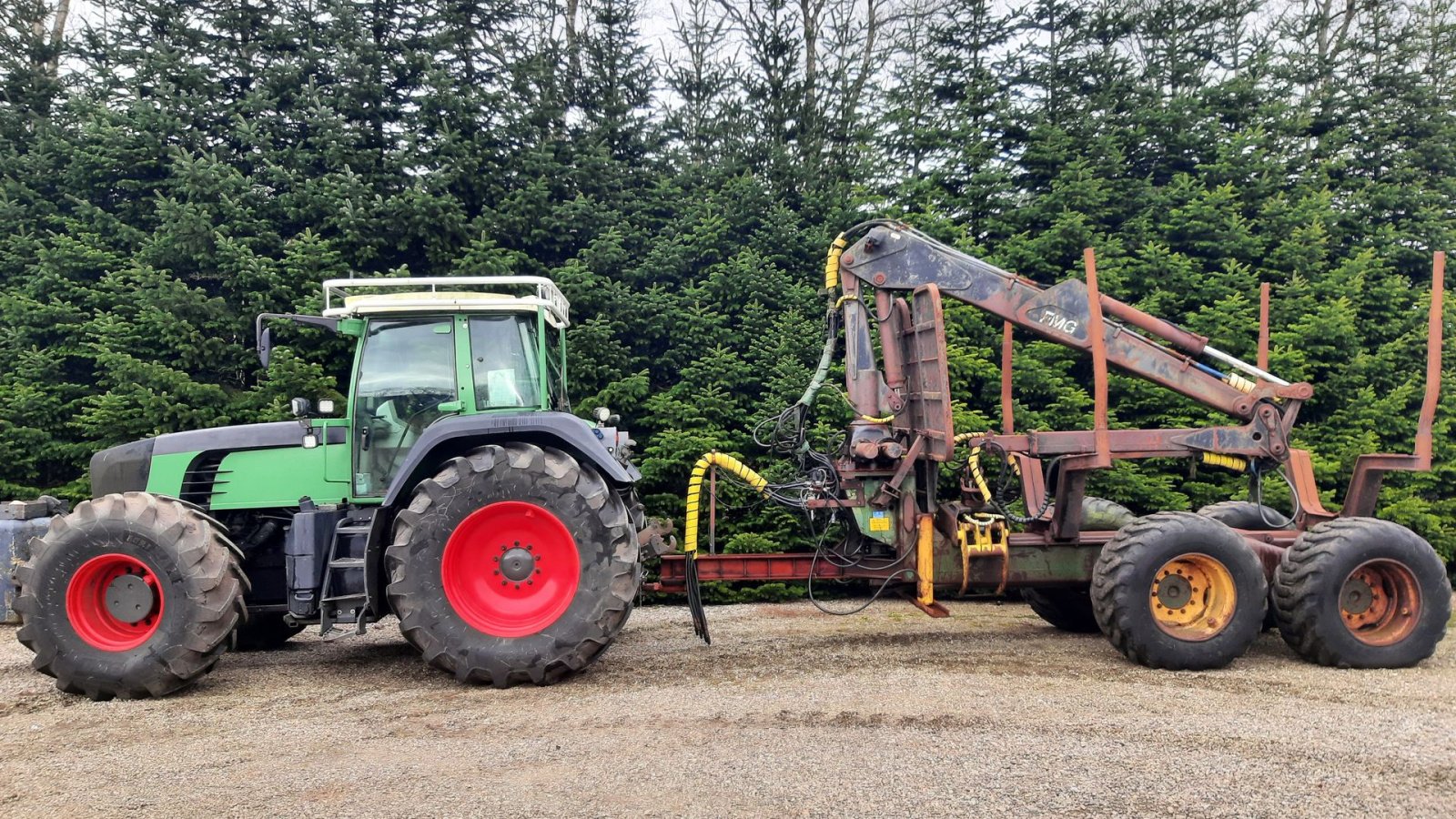 Rückewagen & Rückeanhänger типа Sonstige Skovvogn / med kran og grab / høj kapacitet, Gebrauchtmaschine в Arden (Фотография 1)