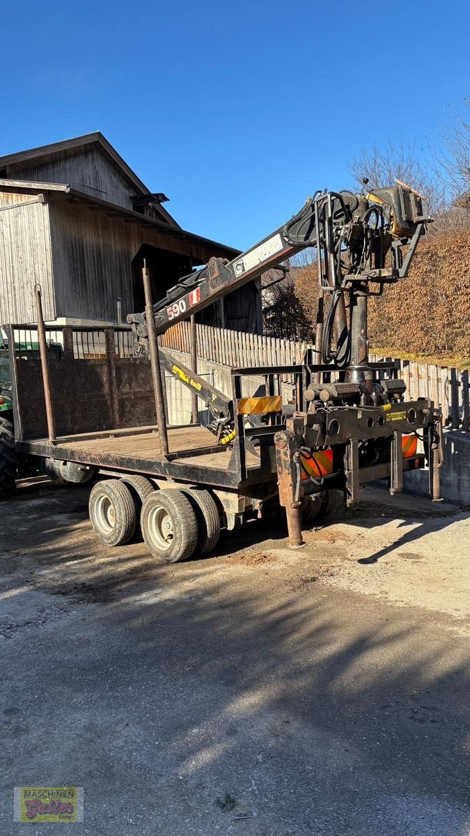 Rückewagen & Rückeanhänger a típus Sonstige Tandem mit Jonsered 590, Gebrauchtmaschine ekkor: Kötschach (Kép 3)