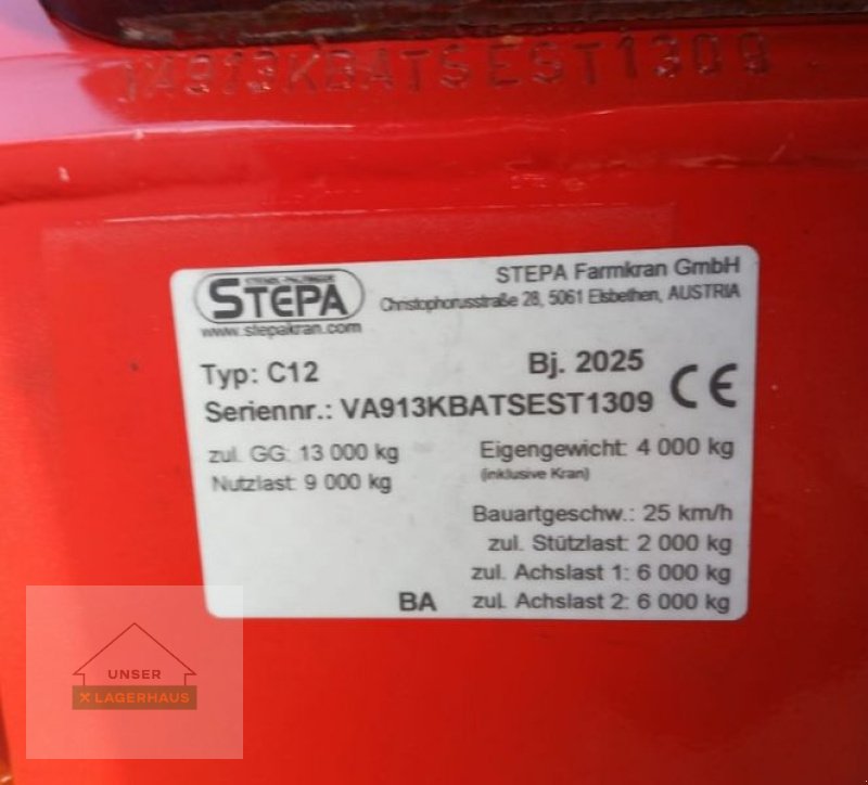 Rückewagen & Rückeanhänger del tipo Stepa C12  FL6285, Neumaschine en Feldbach (Imagen 14)