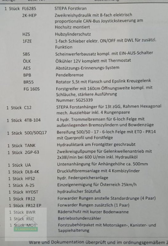 Rückewagen & Rückeanhänger del tipo Stepa C12  FL6285, Neumaschine en Feldbach (Imagen 15)