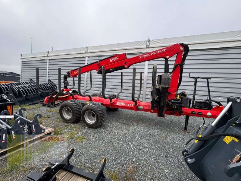 Rückewagen & Rückeanhänger des Typs Stepa C12 Rückewagen + FL 6285 Kran, Gebrauchtmaschine in Hollfeld (Bild 1)