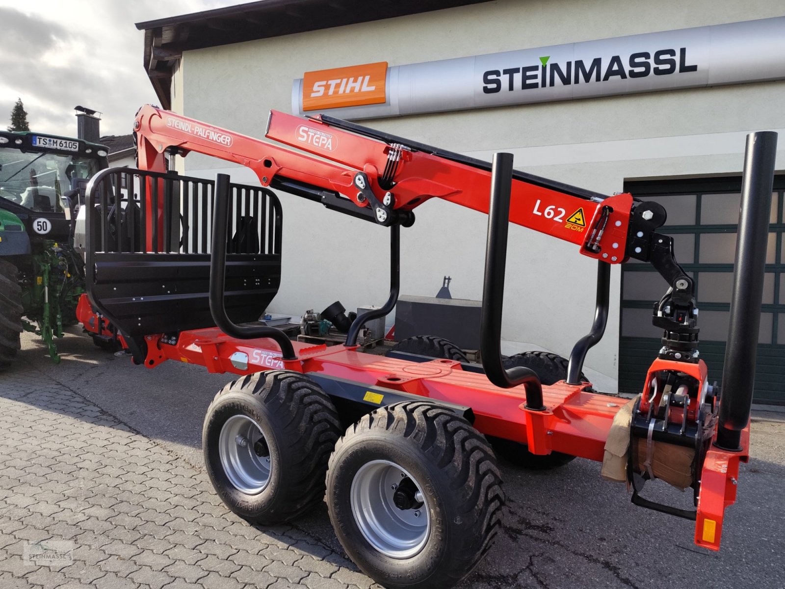 Rückewagen & Rückeanhänger Türe ait Stepa C12, Neumaschine içinde Petting (resim 8)