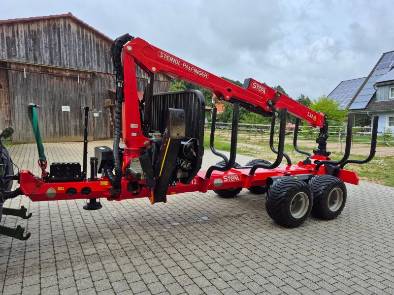 Rückewagen & Rückeanhänger del tipo Stepa C12AK mit Kran FL5285, Gebrauchtmaschine In Kirchensittenbach (Immagine 1)