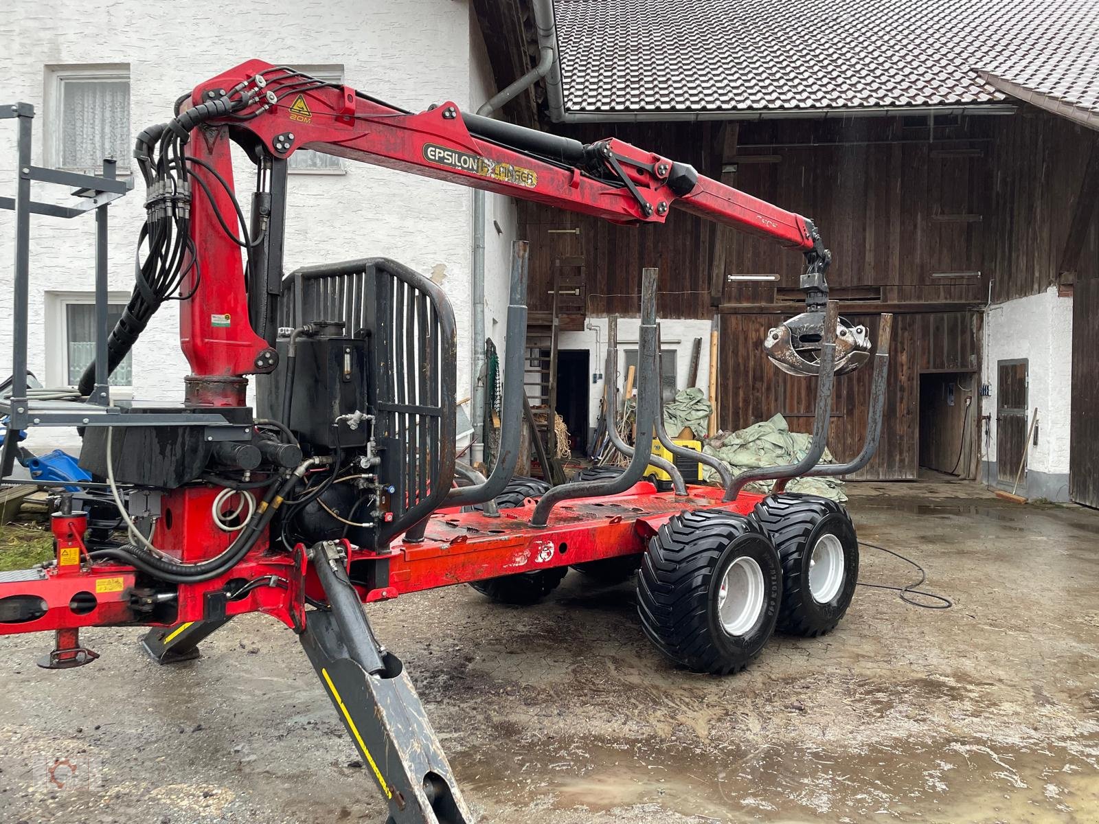 Rückewagen & Rückeanhänger tip Stepa FHL 11 Epsilon C60 Rückewagen Radantrieb Black-Bruin Danfoss Joystick Steuerung, Gebrauchtmaschine in Tiefenbach (Poză 1)